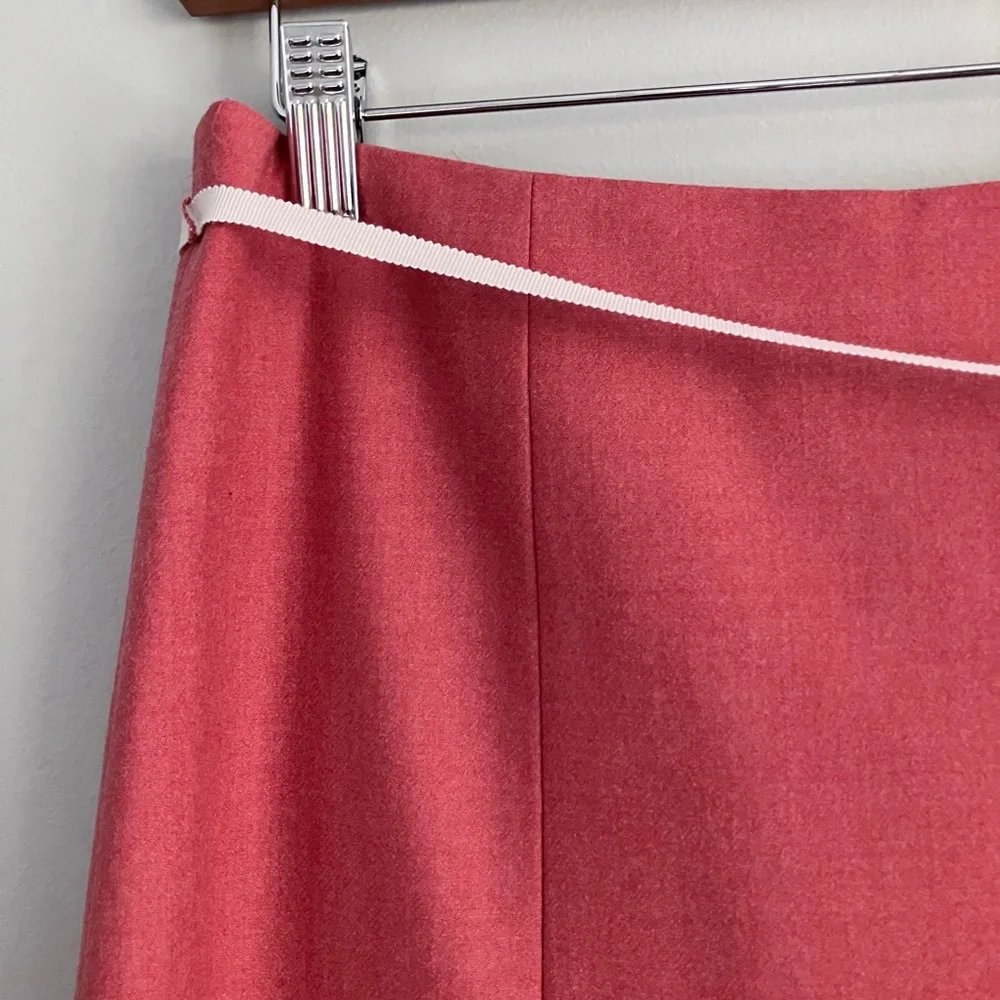 J CREW Wool Blend A-Line Salmon Skirt Size 4 - Picture 2 of 10
